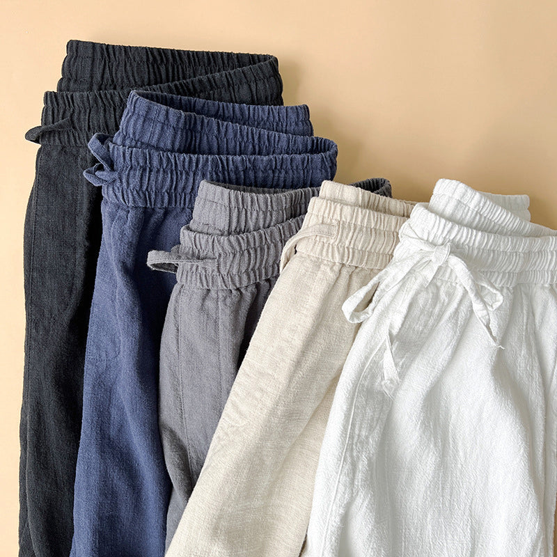 Relaxed drawstring trousers for men | Arlo -8