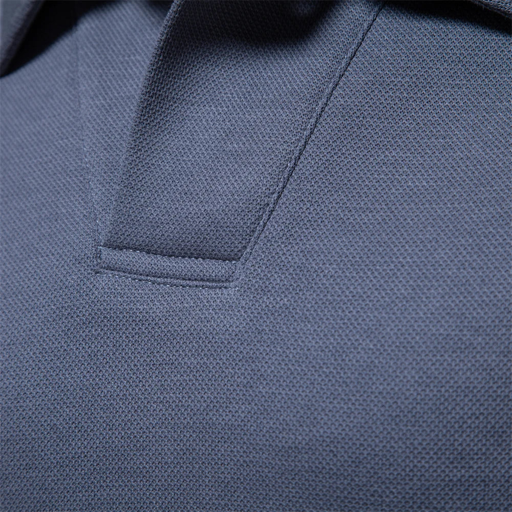 Classic full-sleeve polo shirt for men | Lorenzo -8