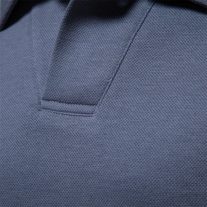 Classic full-sleeve polo shirt for men | Lorenzo -8