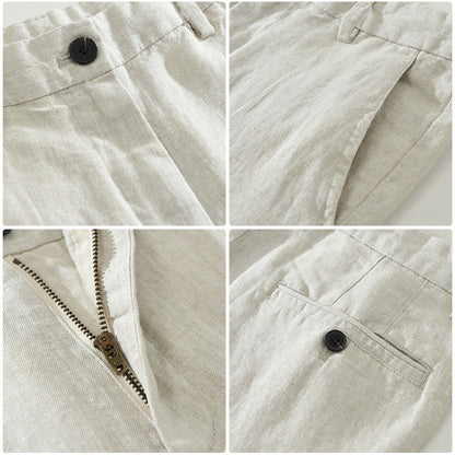 Ipanema linen trousers for men | Matteo -6