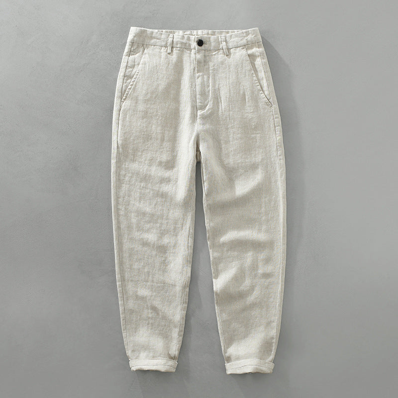 Ipanema linen trousers for men | Matteo -2