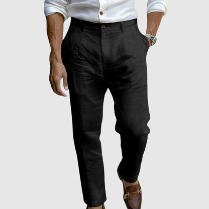 Elegant ankle-length trousers for men | Lorenzo -2