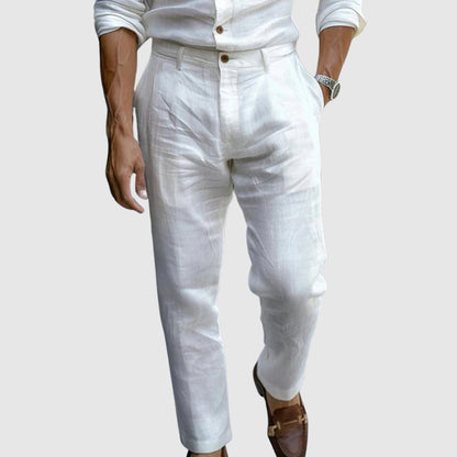 Elegant ankle-length trousers for men | Lorenzo -4