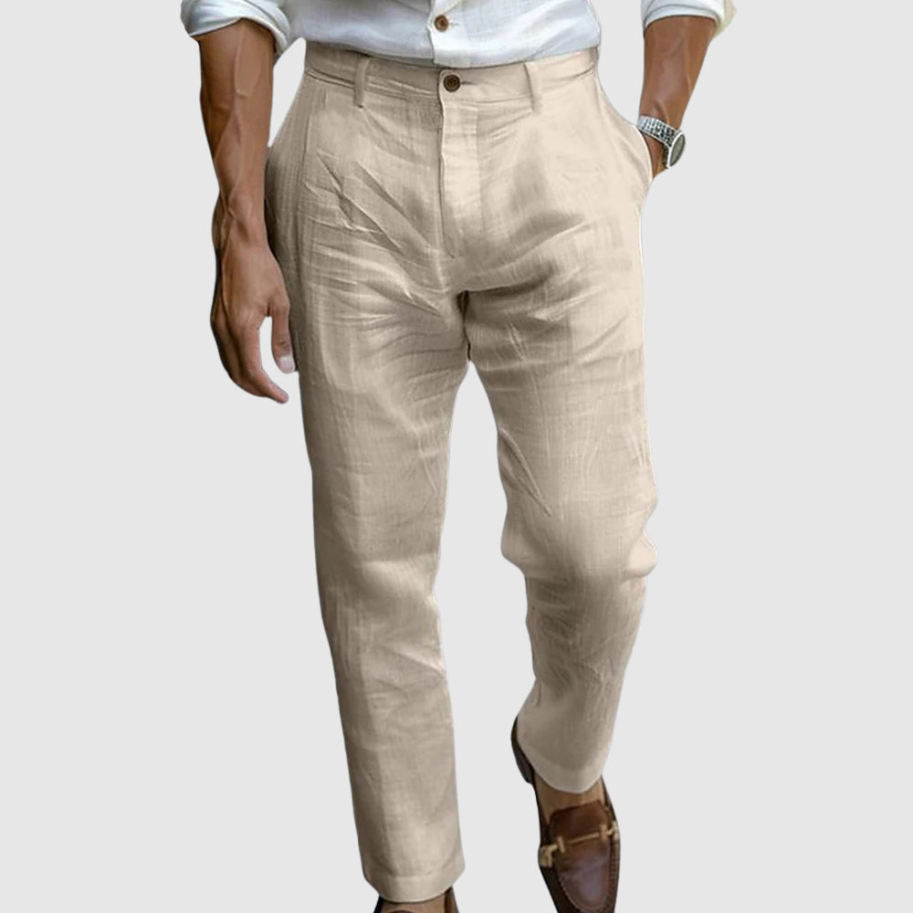 Elegant ankle-length trousers for men | Lorenzo -3