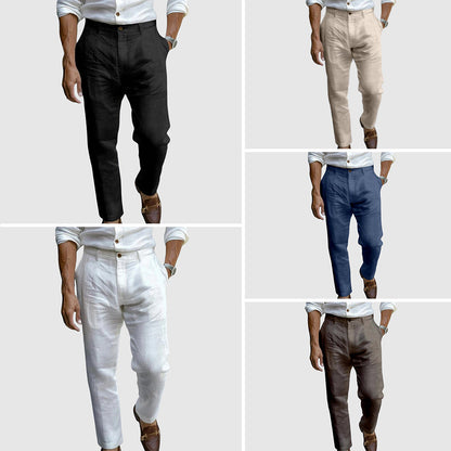 Elegant ankle-length trousers for men | Lorenzo -6