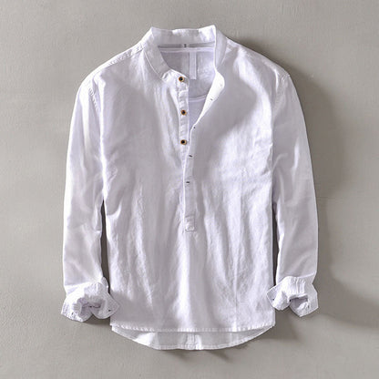 Orvino linen shirt for men | Lorenzo Vitali -4