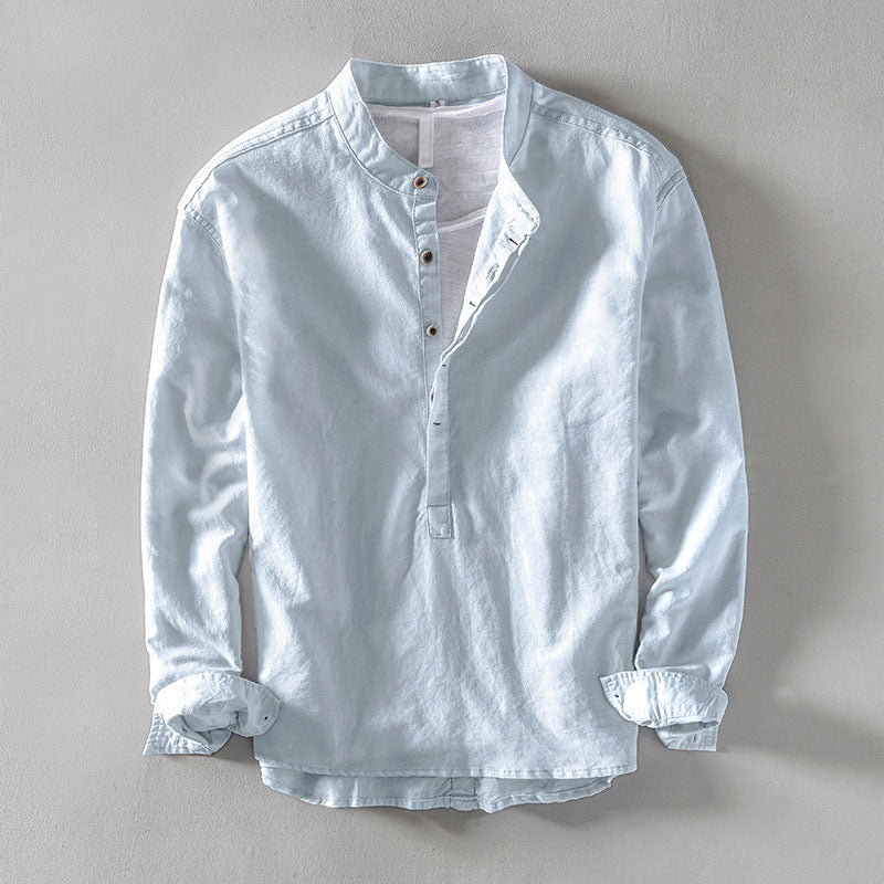 Orvino linen shirt for men | Lorenzo Vitali -2