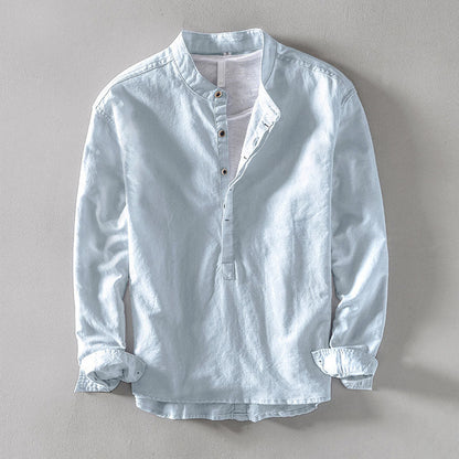 Orvino linen shirt for men | Lorenzo Vitali -2