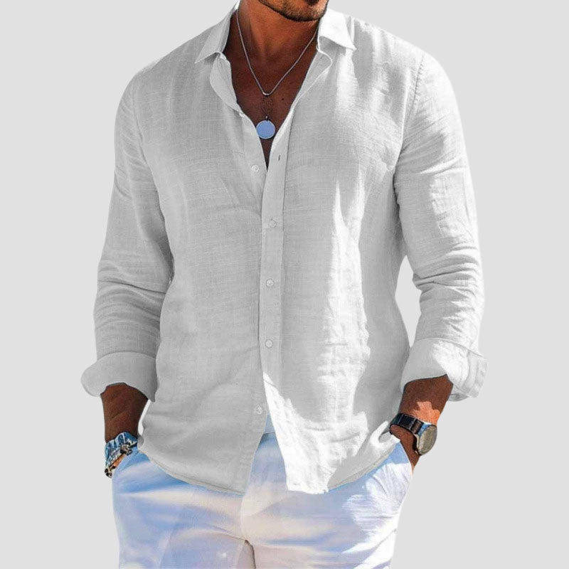 Classic long sleeve shirt for men | Matteo -2