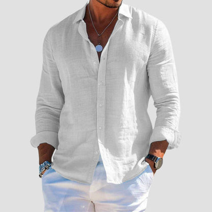 Classic long sleeve shirt for men | Matteo -2