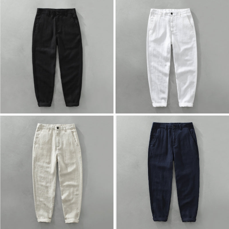 Ipanema linen trousers for men | Matteo -8