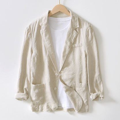 Tailored notch lapel blazer for men | Alessio -1