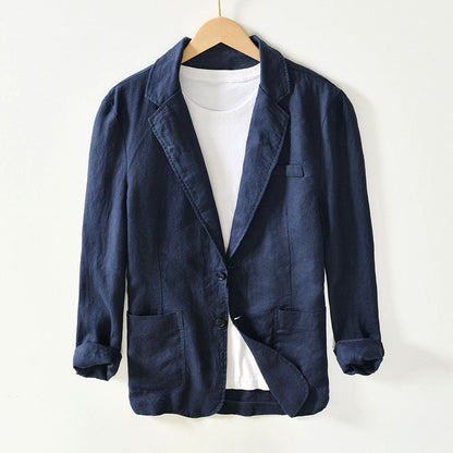 Tailored notch lapel blazer for men | Alessio -4