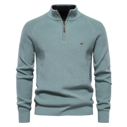 Half-zip knit sweater for men | Luke