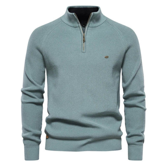 Half-zip knit sweater for men | Luke