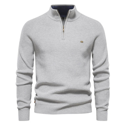 Half-zip knit sweater for men | Luke