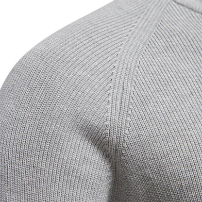 Half-zip knit sweater for men | Luke