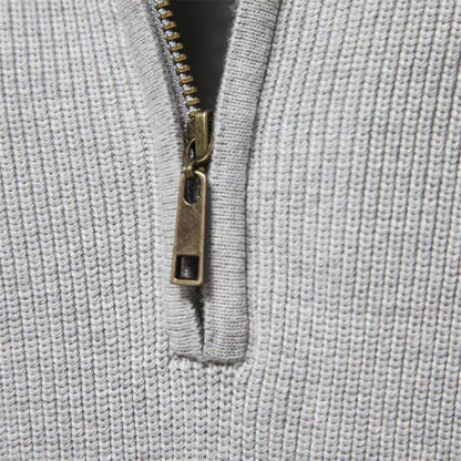 Half-zip knit sweater for men | Luke