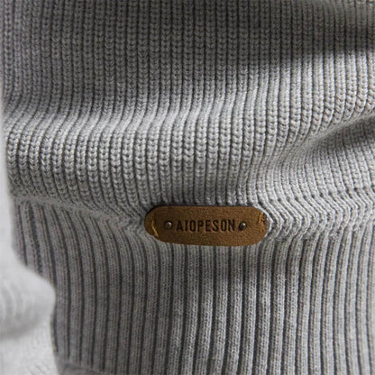 Half-zip knit sweater for men | Luke