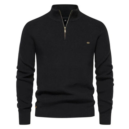 Half-zip knit sweater for men | Luke