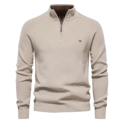 Half-zip knit sweater for men | Luke