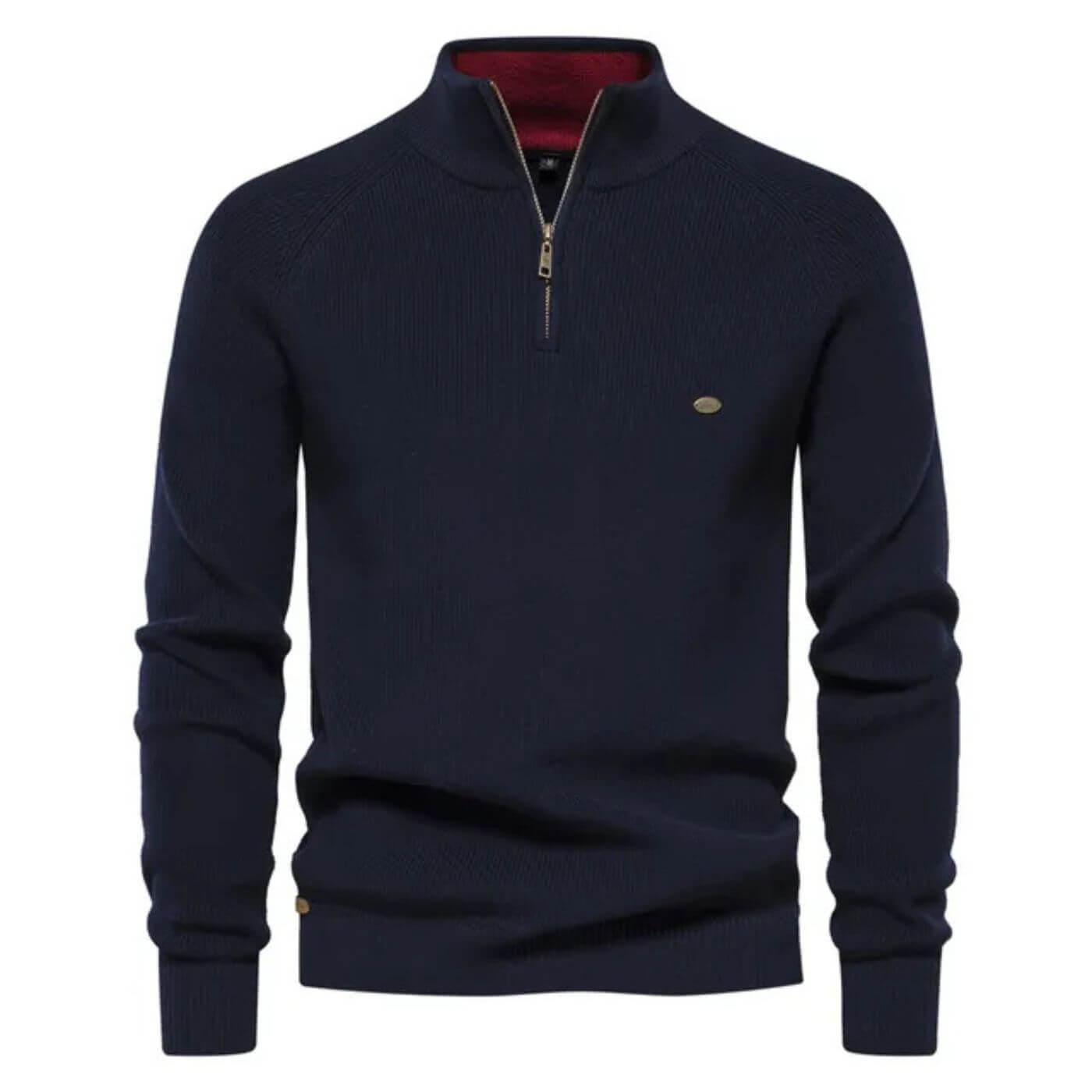Half-zip knit sweater for men | Luke