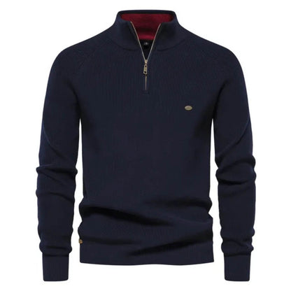 Half-zip knit sweater for men | Luke