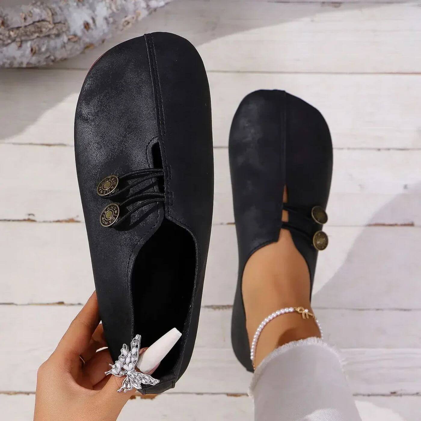 Soft orthopaedic slip-on everyday shoes for women | Christine -2