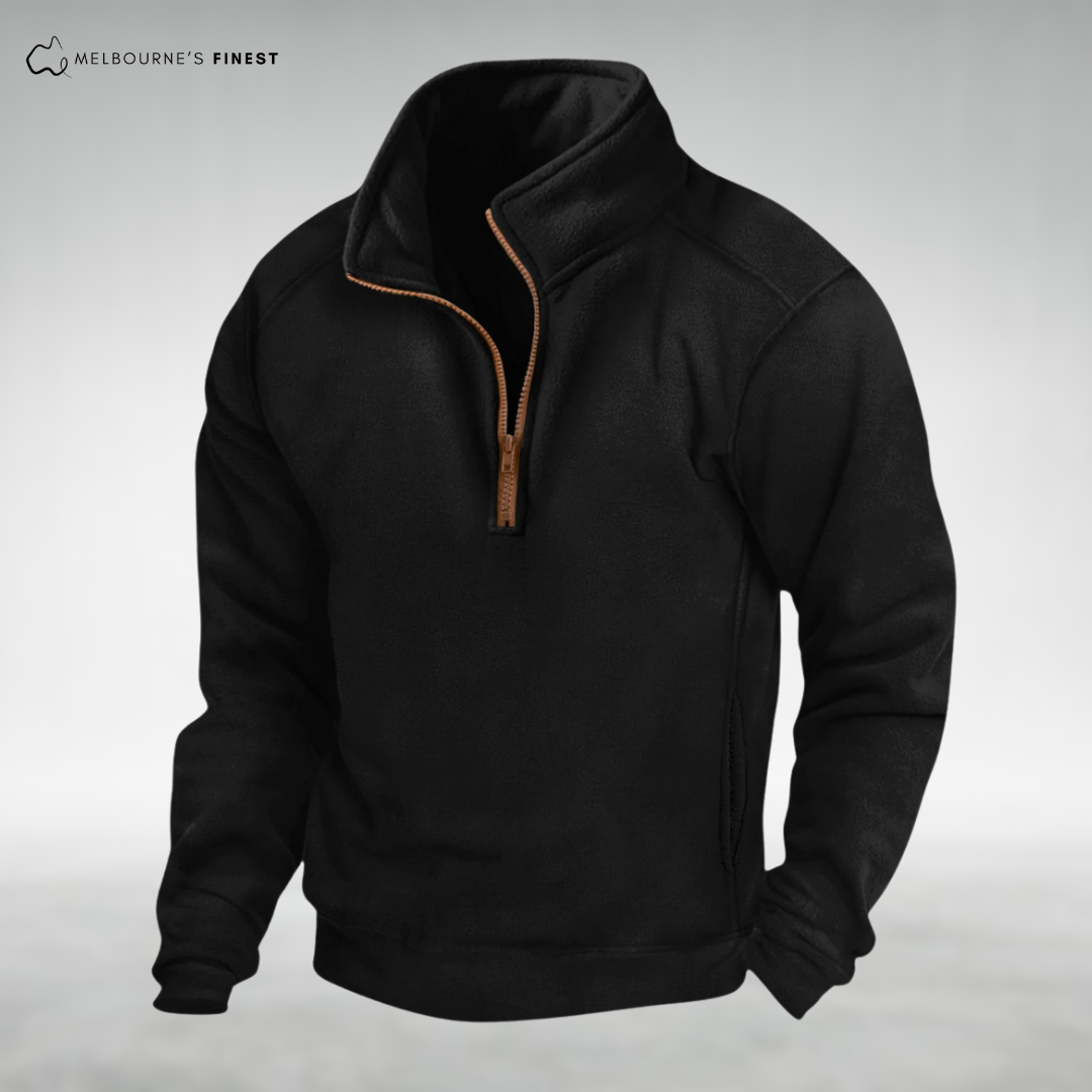 Cozy half-zip pullover for men | Holden