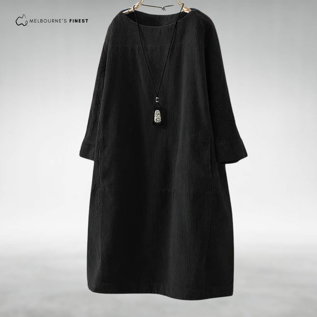 Relaxed midi dress for women | Aria
