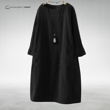 Relaxed midi dress for women | Aria