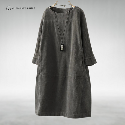 Relaxed midi dress for women | Aria