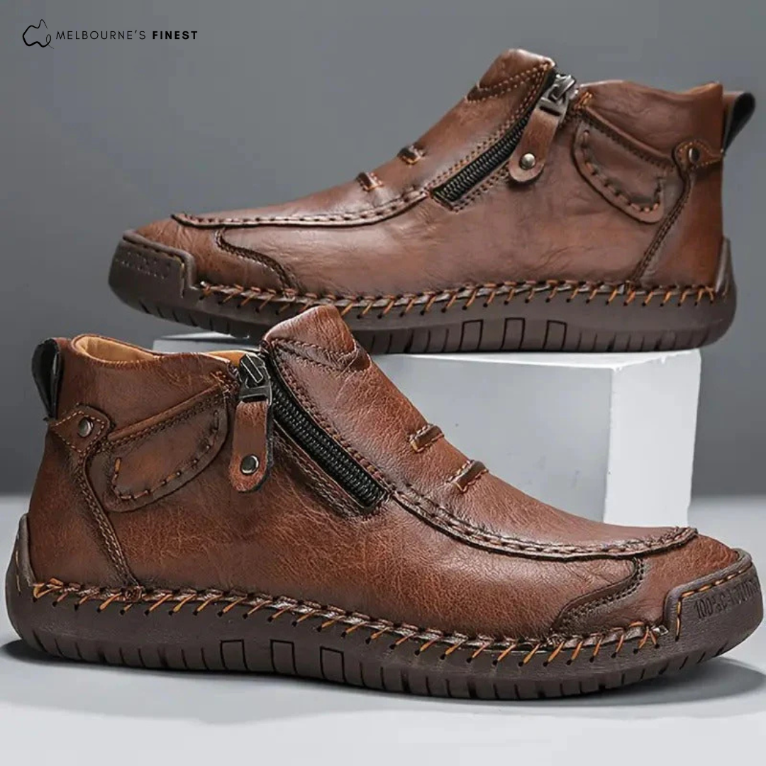Comfortable zip-up shoes for men | Orlin
