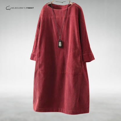 Relaxed midi dress for women | Aria