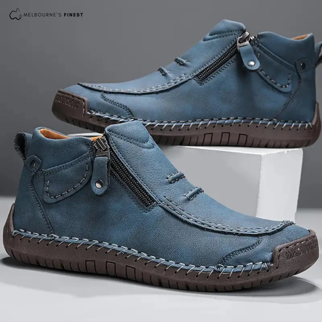 Comfortable zip-up shoes for men | Orlin