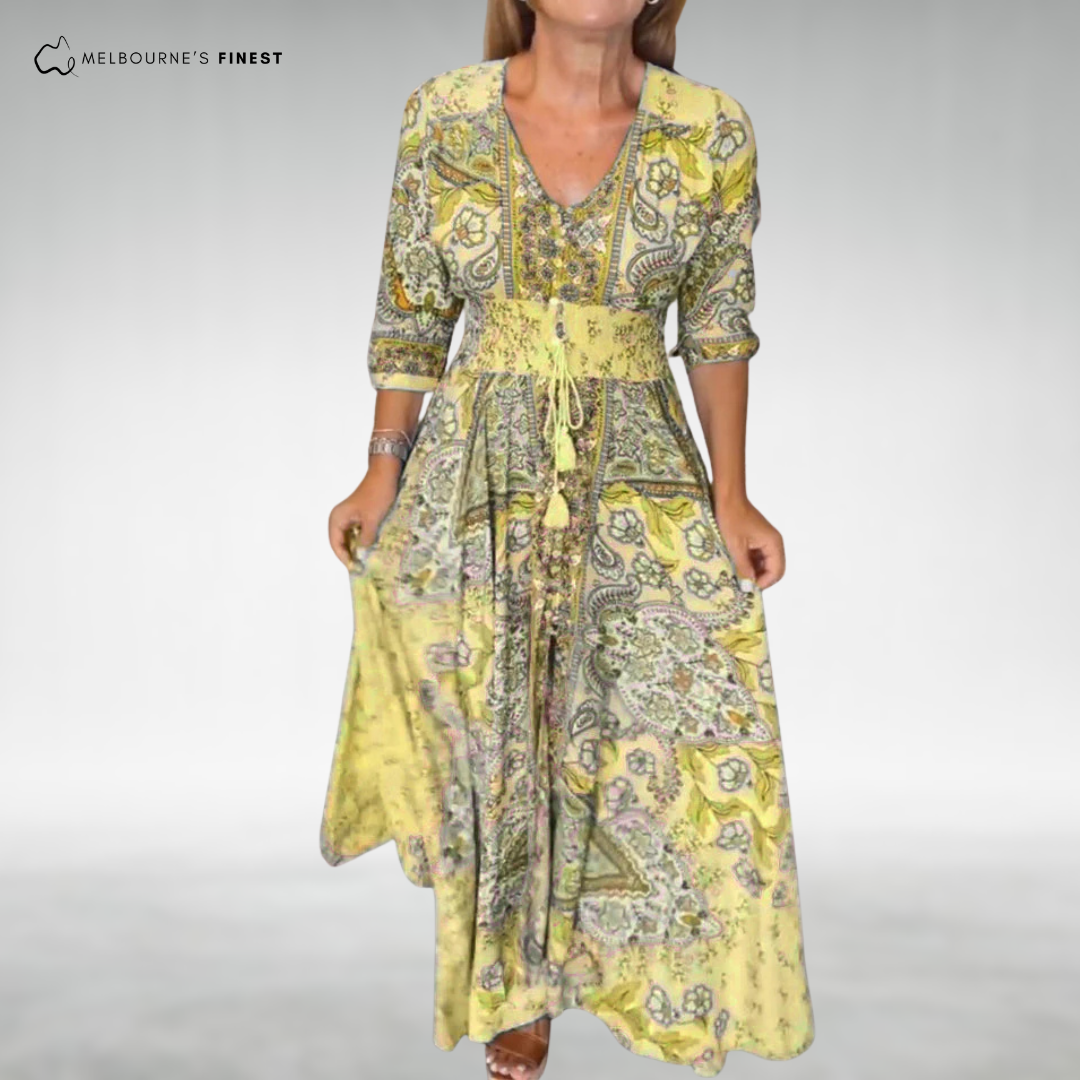 Bohemian maxi dress for women | Alina