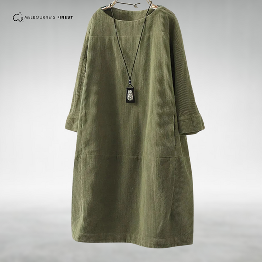 Relaxed midi dress for women | Aria