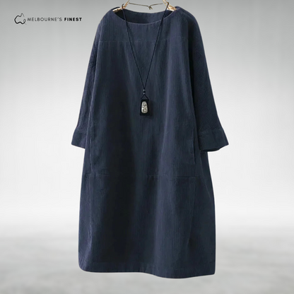 Relaxed midi dress for women | Aria