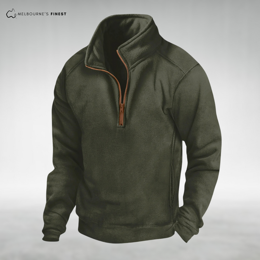 Cozy half-zip pullover for men | Holden