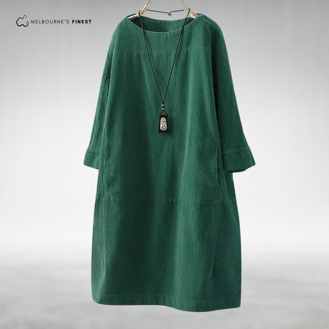 Relaxed midi dress for women | Aria