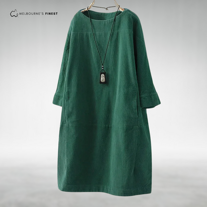 Relaxed midi dress for women | Aria