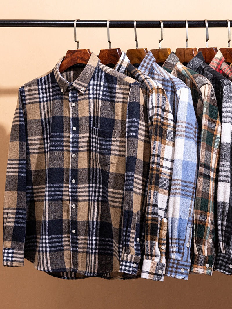 Classic plaid shirt for men | Ashton -10