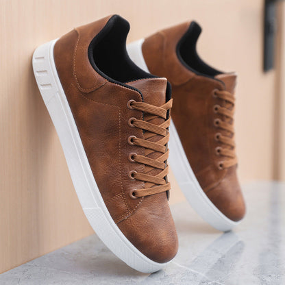 Classic leather everyday trainers for men | Berlin -1