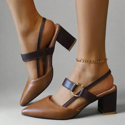 Classic comfort everyday heels for women | Elowen -8