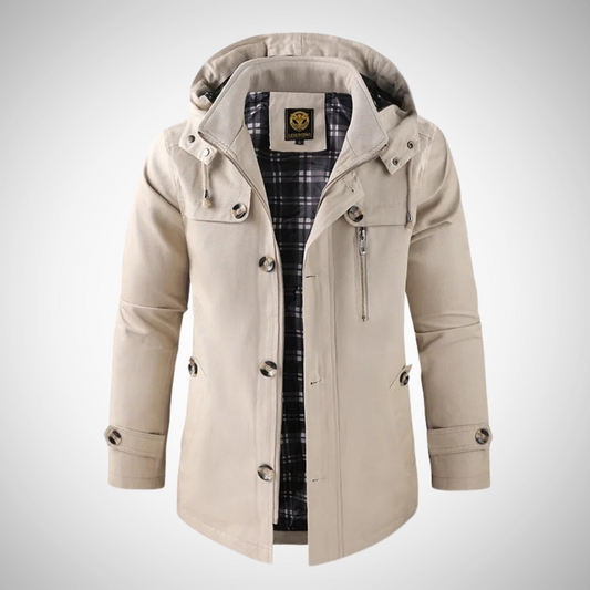 Coat chaud elegant capuche parka for men | Mathieu -1