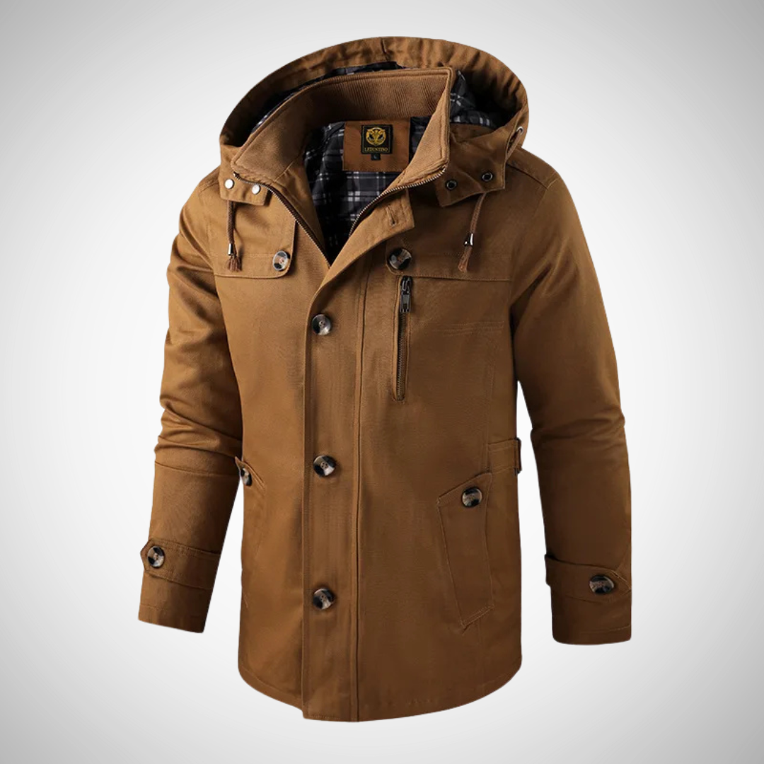 Coat chaud elegant capuche parka for men | Mathieu -3
