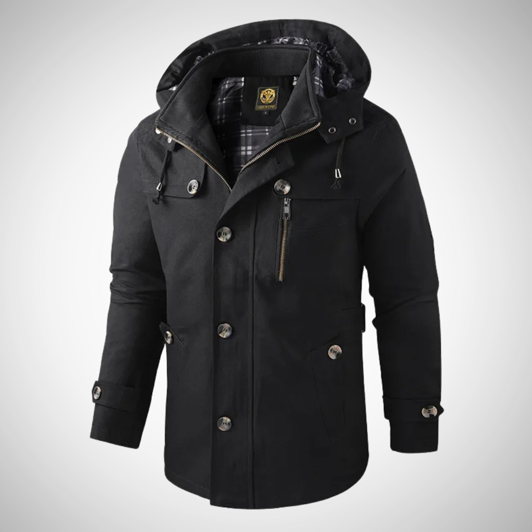 Coat chaud elegant capuche parka for men | Mathieu -4