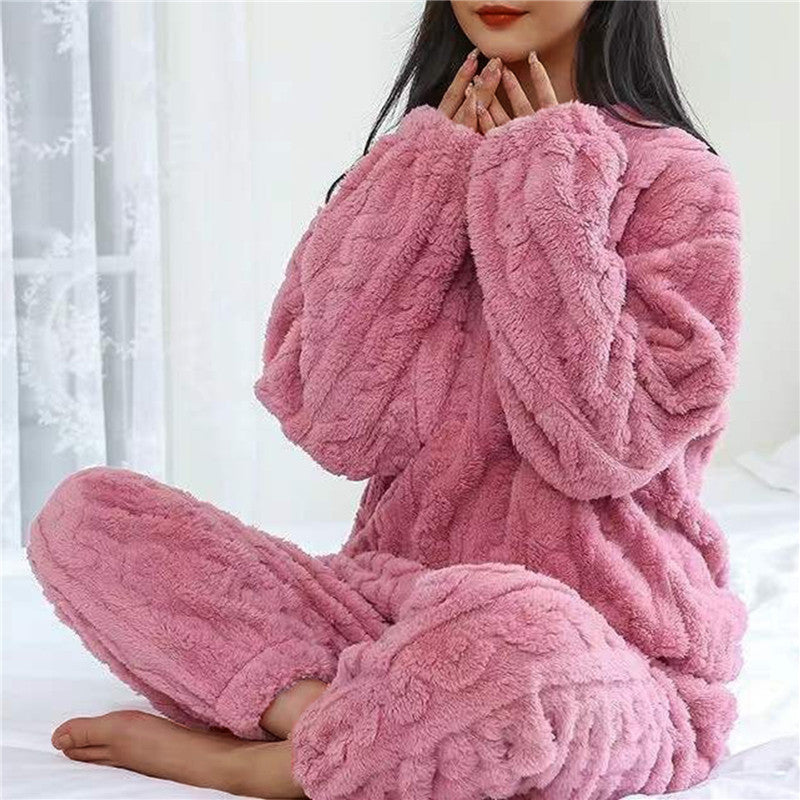 Soft fleece pyjama set for cozy comfort for women | Maria