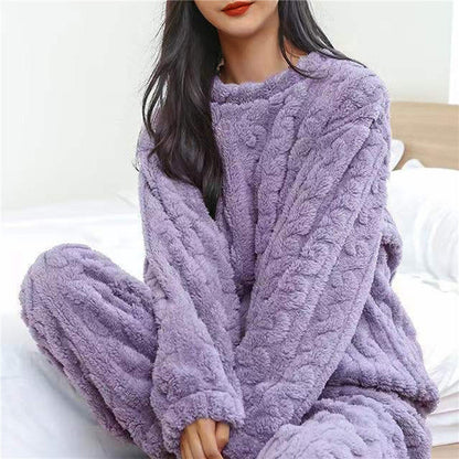 Soft fleece pyjama set for cozy comfort for women | Maria