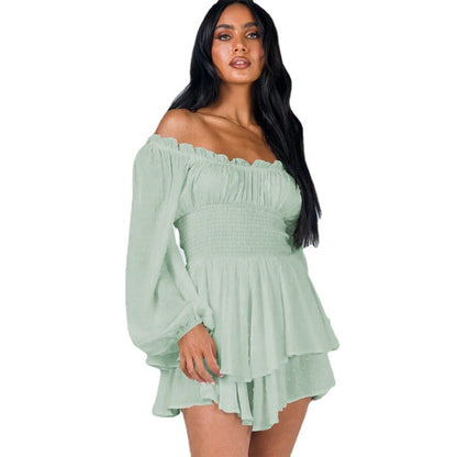 Summer dress shoulder ruffles for women | Melissa -1